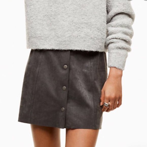 Centinela Button-Up Skirt (Grey) - Picture 3 of 3